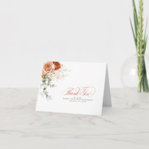 Fleurs d'aquarelle en terre cuite Boho Merci