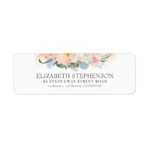 Fleurs d'aquarelle rose et rose élégant