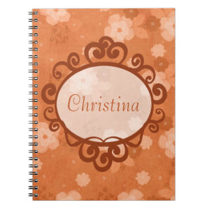 Fleurs d'automne Carnet spirale