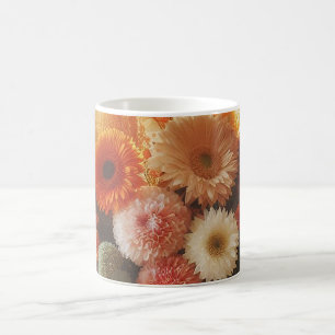 Fleurs d'automne douces café Mug