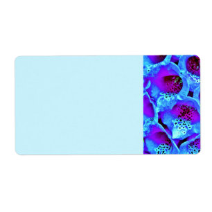 Fleurs de bleu de turquoise de Chic Moderne de la