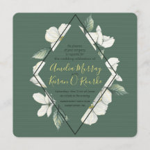 Fleurs de bois de chien, Faire-part de mariage