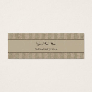 Fleurs de bronzage et rayures avec Monogramme