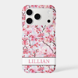 Fleurs de cerisier Sakura Monogrammées