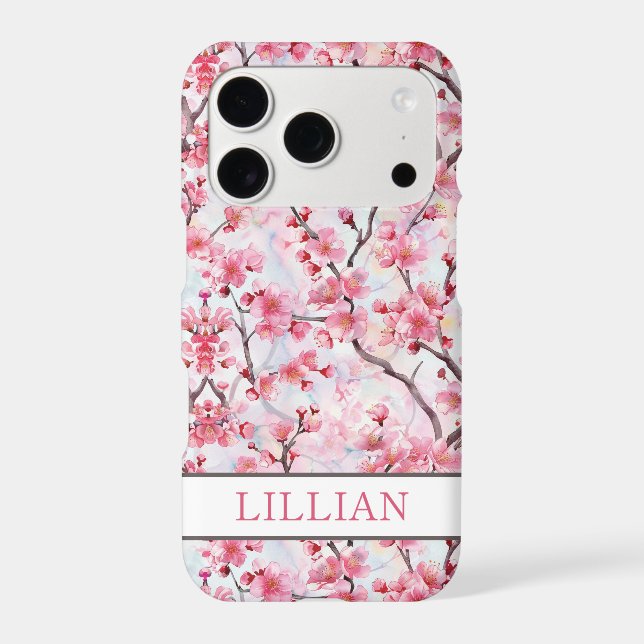 Fleurs de cerisier Sakura Monogrammées (Verso)