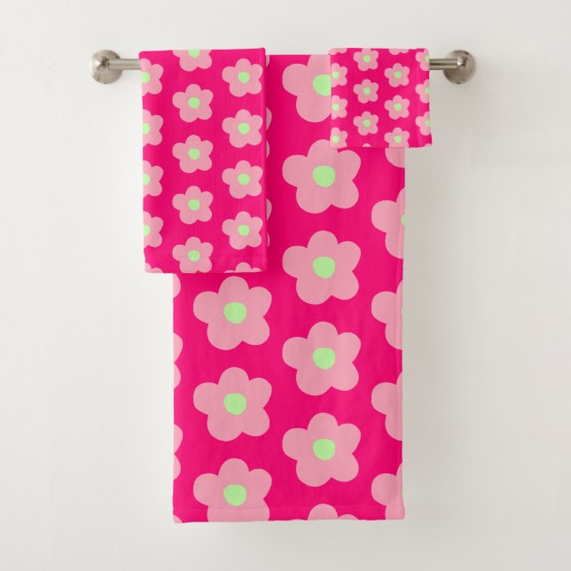 Fleurs de cerisiers en rose (En situation)