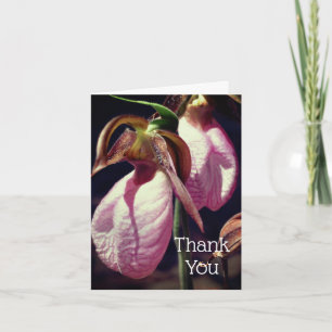 Fleurs de chlipper Lady Carte de remerciements per