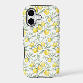 Fleurs de citron méditerranéennes à l'aquarelle sa