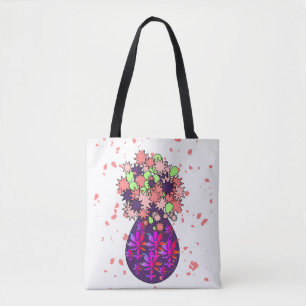 FLEURS DE CORAIL DANS LE Sac fourre-tout DE VASE P