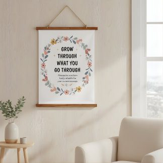 Fleurs de couronne fantaisiste tapisserie