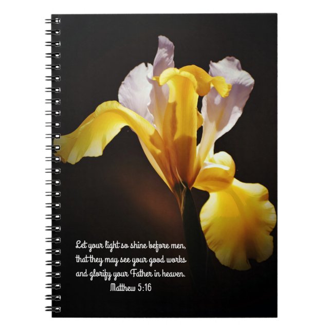Fleurs de foi Daffodil Carnet de prière légère (Devant)
