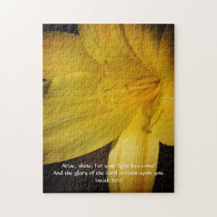 Fleurs de foi Isaïe Lily Puzzle