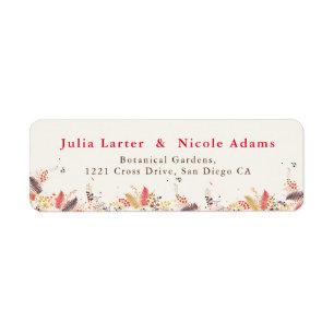 Fleurs de forêt sauvage Mariage de feuillage de ch