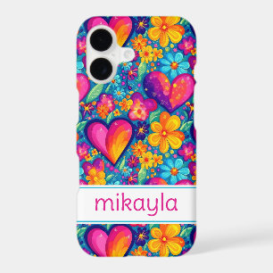 Fleurs de Hippie Groovy Rétro Personnalisées