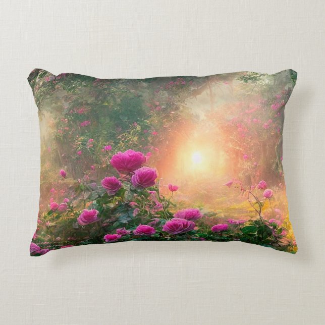 Fleurs de Jardin IMAGINAIRE - Coussin (Devant)