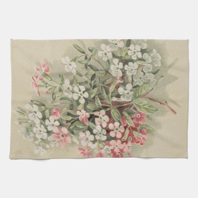 Fleurs de jardin Serviettes de thé Serviettes en m (Horizontal)