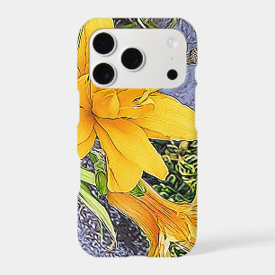 Fleurs de jour lilas jaunes dorés Art girly Bud