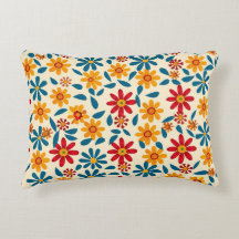 Fleurs de Joy Accent Coussin