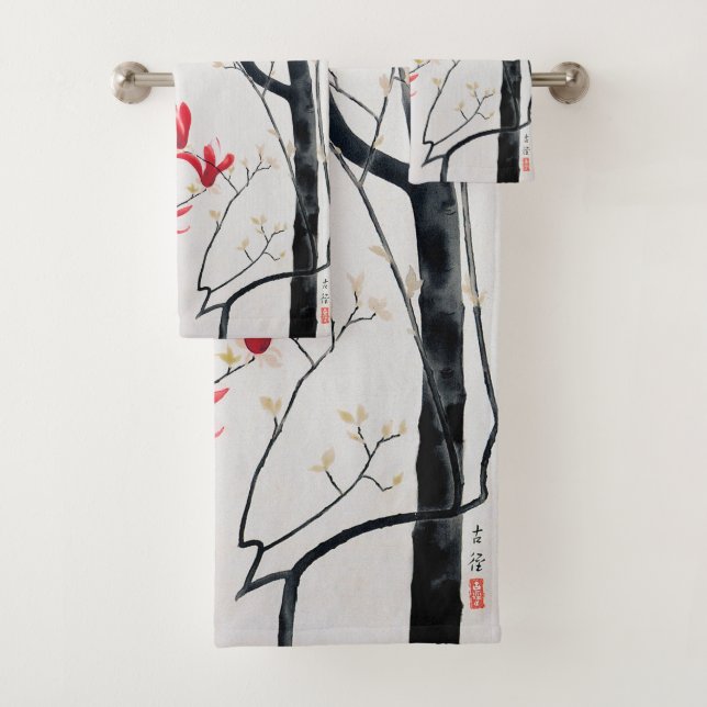 Fleurs de l'arbre Magnolia, Kobayashi Kokei (En situation)