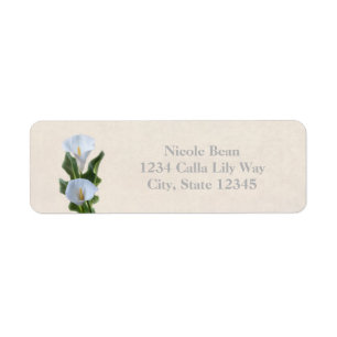 Fleurs de lys calla Élégant Shower Floral Mariage