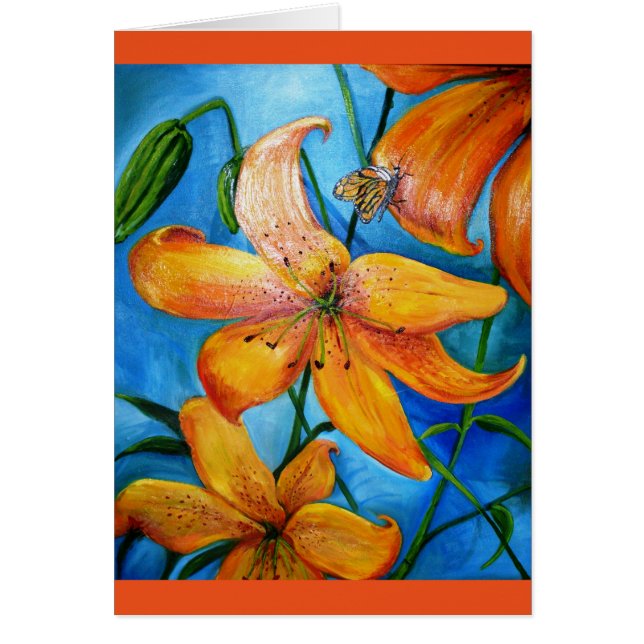 Fleurs de lys de tigre orange (Devant)