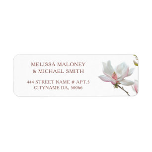 Fleurs de magnolia d'art fin Mariage