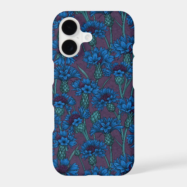 Fleurs de maïs bleues, fleurs sauvages (Verso)