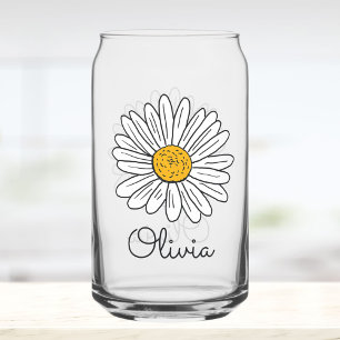 Fleurs de marguerite blanches personnalisées pour 