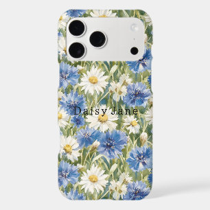 Fleurs de marguerite bleue blanche