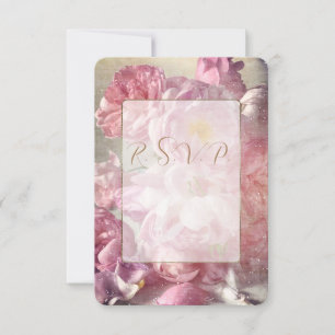 Fleurs de Mariage - R S V P, Carte de Réponse