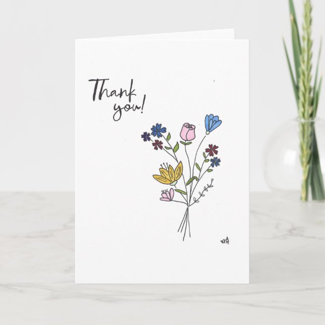 Fleurs de Merci 5 cartes (Devant)