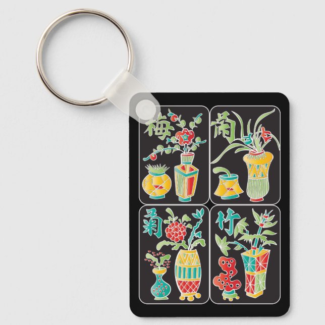 Fleurs de MJ/ Porte-clés Saisons (Recto)