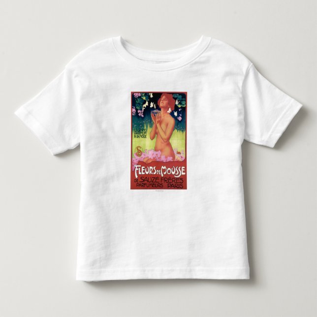 Fleurs de Mousse Perfume Poster Toddler T-shirt (Front)