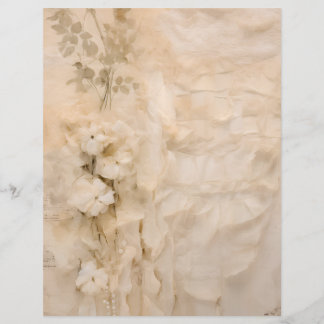 Fleurs de Ne M'oubliez Pas Shabby Chic Papier Scra