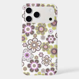 Fleurs de pâquerettes bonbons violets doux motif g
