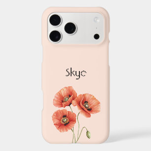 Fleurs de pavot rouge