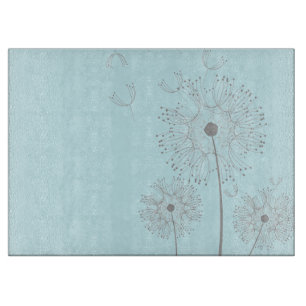 fleurs de pissenlit d'Aqua de planche à découper