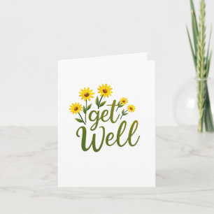 Fleurs de prairie brillantes obtenir une carte de