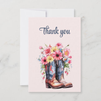 Fleurs de Prairie : Carte à billets rose Vintage D