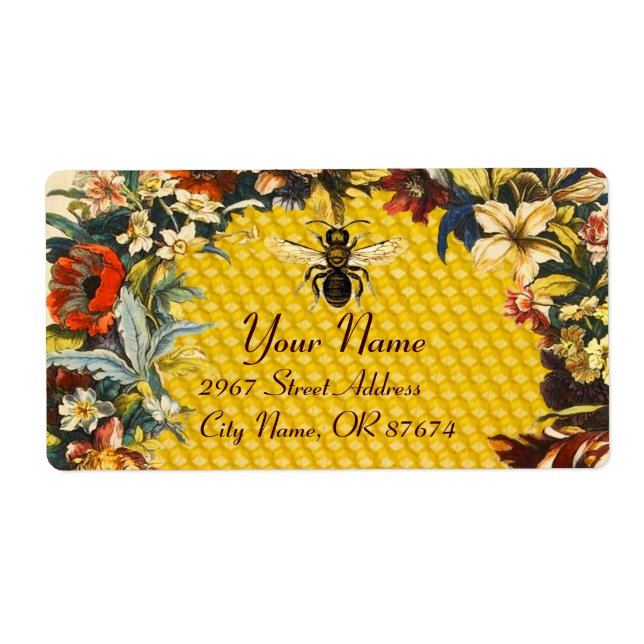 FLEURS DE PRINTEMPS HONEY BEE, BEEKEEPER (Devant)