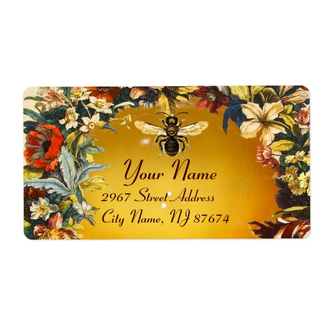 FLEURS DE PRINTEMPS HONEY BEE, BEEKEEPER (Devant)