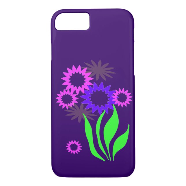 Fleurs de printemps Whimsical iPhone 8/7 Coque (Dos)
