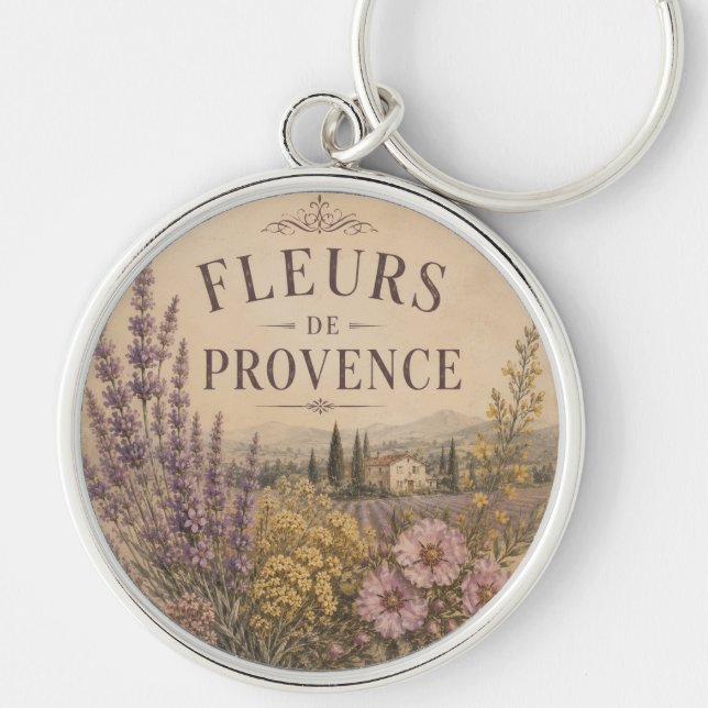 fleurs de provence keychain (Front)