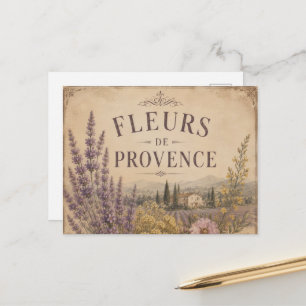 fleurs de provence postcard
