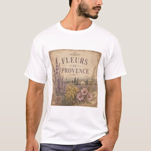 fleurs de provence tshirt (Front)
