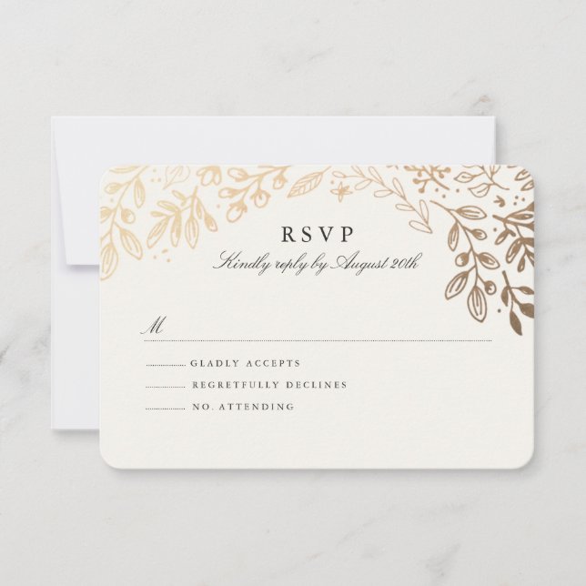Fleurs de récolte RSVP (Devant)