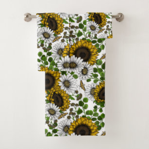Fleurs de soleil et marguerites, jardin d'été 3