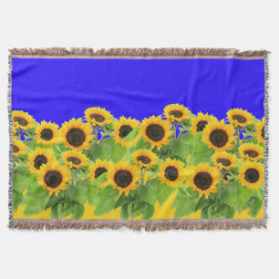Fleurs de soleil Jeter une couverture Couleurs du