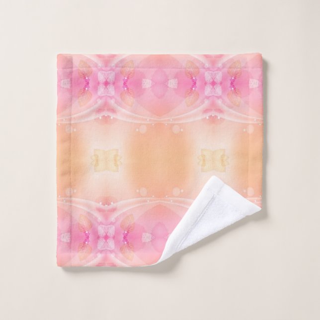 Fleurs de styles classiques (Gant de toilette)