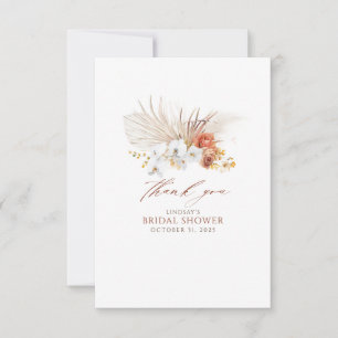 Fleurs de terre cuite et blanches Boho Merci